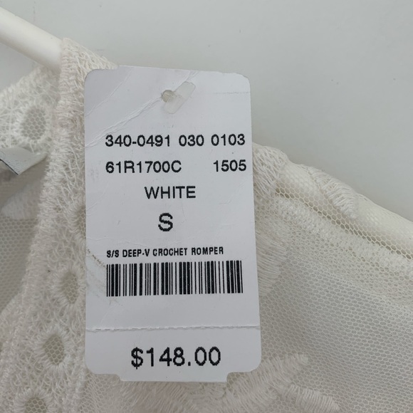 White Lace Romper - Picture 2 of 2